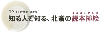 02 [ yomihon-sashie ] 知る人ぞ知る、北斎の読本挿絵（よみほんさしえ）